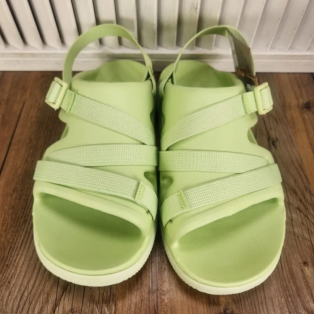Chaco Chillos Sport Sandals Kids Size 6 M Mint Green Slingback Adjustable Slides